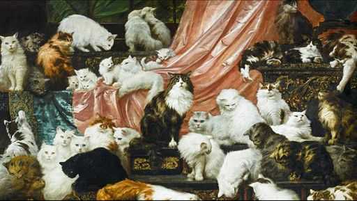 На Sotheby's будет продана, возможно, самая большая картина с котиками