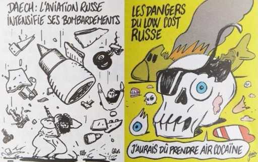 В РФ призвали наложить крупный штраф на французский еженедельник Charlie Hebdo за антироссийские карикатуры