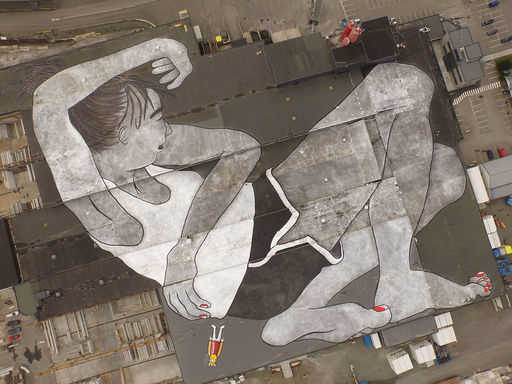 Самый большой в мире уличный настенный рисунок создан в Норвегии