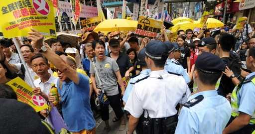 Hong Kong’s leader: violence will not be tolerated
