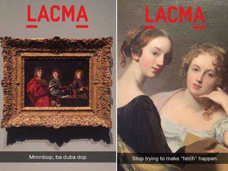 Художественный музей Лос-Анджелеса превращает классические произведения искусства в мемы
