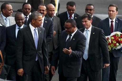 Obama in Ethiopia, focus on South Sudan peace bid