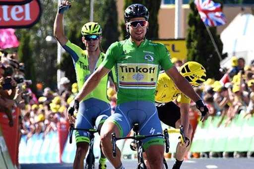 Tour de France-: вторая победа Сагана, Фрум укрепляет лидерство