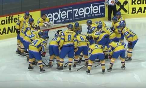 Украина продолжает победное шествие на чемпионате мира по хоккею (видео)