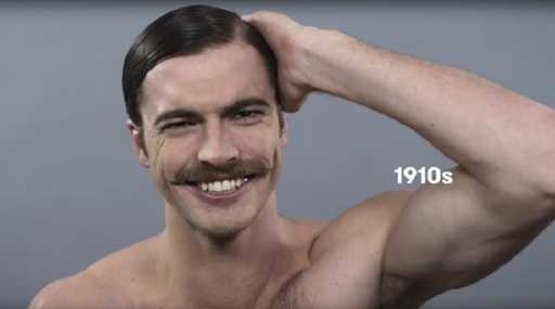 Чоловічі зачіски цілого століття всього за 1 хвилину (відео)