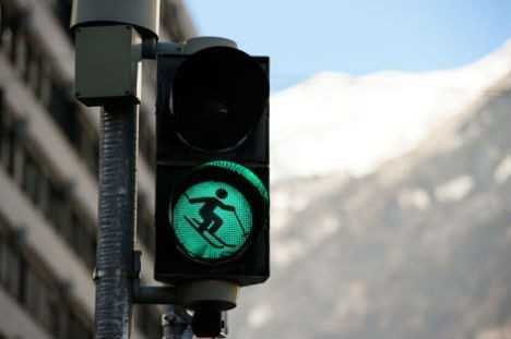 “Спортивные светофоры” появились в Австрии