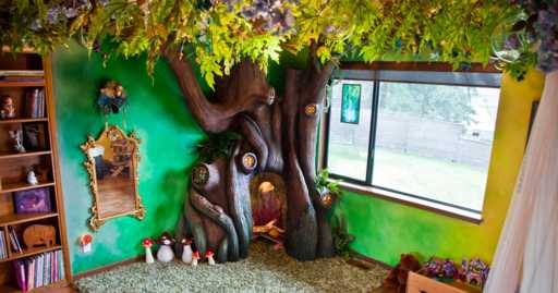 Отец создал для дочки невероятное сказочное дерево (фото)