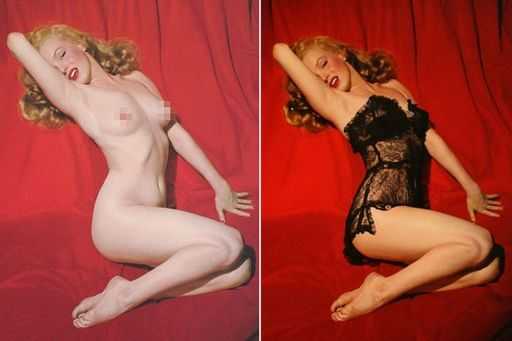 Ранее неизвестные фото обнаженной Мэрилин Монро, возможно, являются первыми примерами применения технологии PhotoShop?