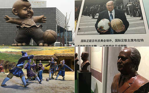 Chiny otwierają sanktuarium, aby uczcić romans ze zhańbionym byłym prezydentem FIFA, Seppem Blatterem