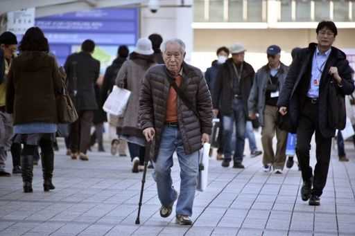 Японское население уменьшилось на 1 миллион за последние пять лет