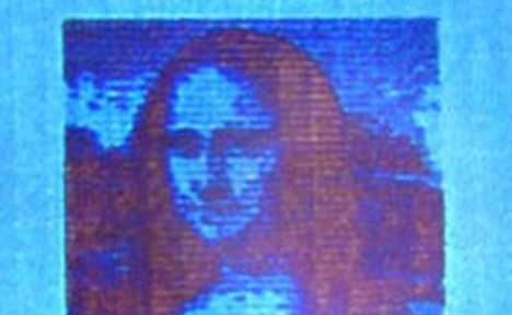 Данські вчені надрукували копію Мони Лізи, зменшену в 10 тисяч разів