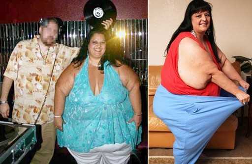 Женщина похудела на 108 кг после расставания с парнем-фетишистом