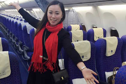 Китаянка стала единственной пассажиркой рейса из-за снежной бури
