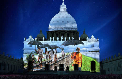 В Ватикане прошло грандиозное световое шоу, посвященное охране окружающей среды