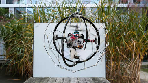 Уникальный спасательный дрон GimBall сделан из углеволокна