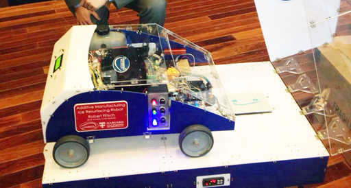 Addibot – уникальный самопередвижной робот для 3D печати