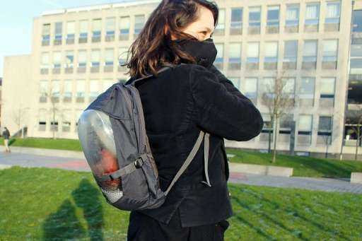 Оригинальный рюкзак Plant Bag помогает очистить воздух для дыхания