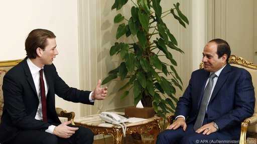 Президент Египта и министр иностранных дел Австрии обсудили вопросы прав человека и борьбы с терроризмом