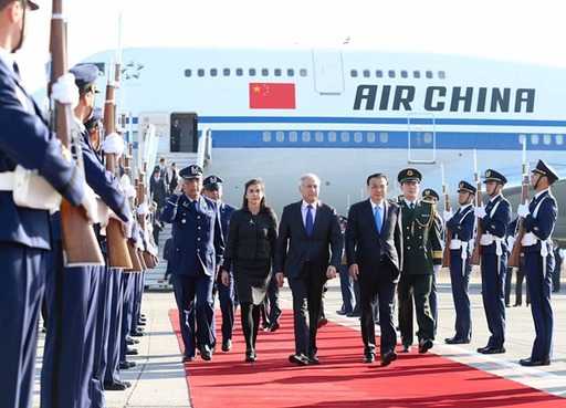 Chiński premier Li Keqiang przyjeżdża z oficjalną wizytą do Chile