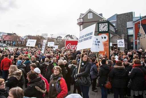 На забастовки в Исландии могут выйти 70,000 человек