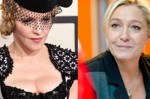 Marine Le Pen zgadza się na drinka z Madonną