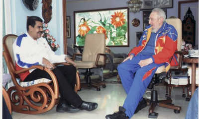 Президент Венесуэлы посетил Фиделя Кастро.