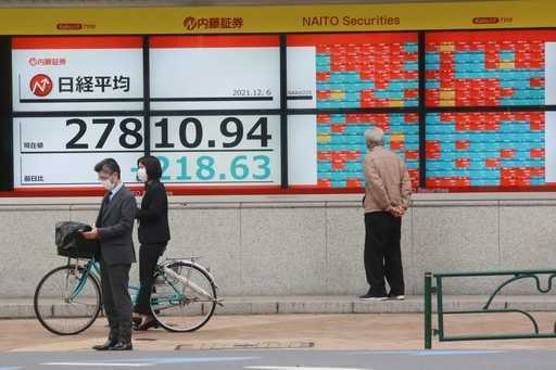 Азиатские акции разошлись после того, как China Evergrande предупредил о финансовых проблемах