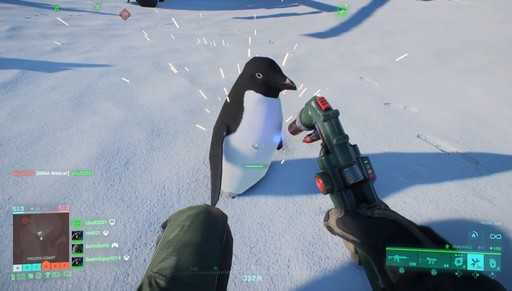 Les joueurs de Battlefield 2042 ont demandé aux développeurs de ne pas corriger un bug avec les pingouins qui peut être réparé