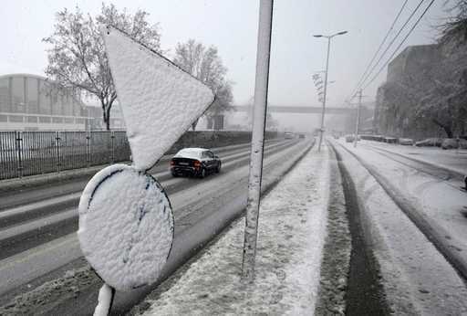 Intensywne opady śniegu sieją spustoszenie w Serbii i większości Bałkanów