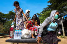 Die Zusammenstöße in Myanmar gehen weiter, während Thailand Flüchtlinge zurückschickt
