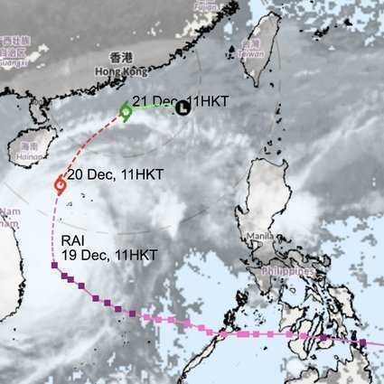 L'Observatoire de Hong Kong évaluera le premier avertissement de typhon de décembre depuis 1974