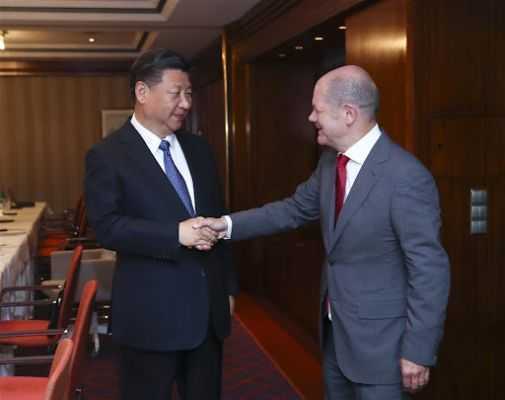 Xi Jinping ha invitato Sholz a lavorare insieme su One Belt - One Road
