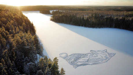 Ulotna sztuka jeziora architekta jako zimowa tradycja w FinlandiiCała historia Komentarz Tweet