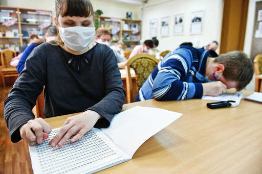 Russia - There are more than two thousand blind students in Russia. How they live and learn
