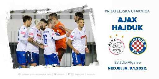 Хорватия - подготовка к весеннему сезону: Хайдук и Аякс сыграют товарищеский матч в Португалии