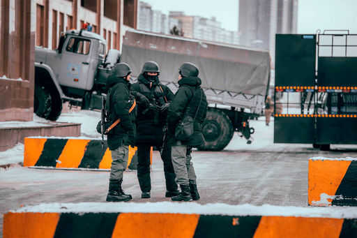 La policía dijo que tiene el control total de la situación en la capital de Kazajstán.