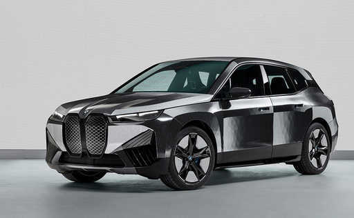 BMW iX Flow is wrapped in E Ink e-paper, which allows you to change its appearance