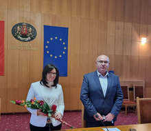 O novo governador da região de Veliko Tarnovo, Lyudmila Ilieva, assumiu o cargo