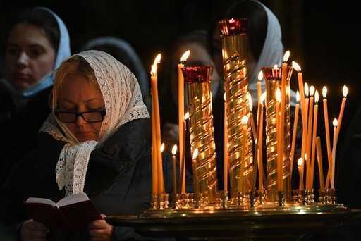 Russland - Orthodoxe Gläubige in den Regionen des Föderationskreises Fernost feierten die Geburt Christi