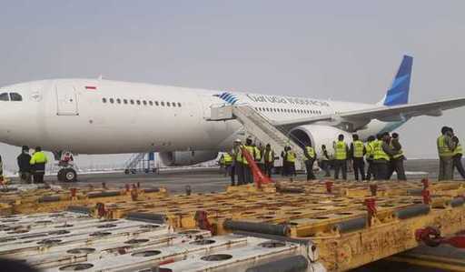 Garuda Indonesia доставляет индонезийскую гуманитарную помощь в Афганистан