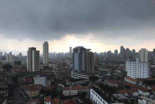 São Paulo'da sağanak yağışlı bulutlu bir hafta var