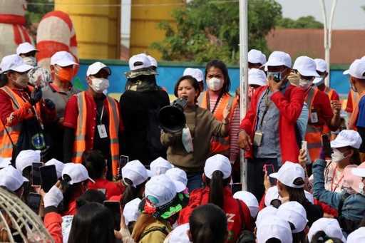 I Kambodja arresterar fackföreningar fokus på påtryckningar på det civila samhället