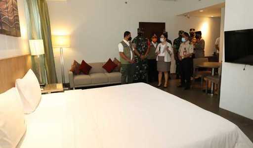 Covid-19 Görev Gücü Başkanı Bali'deki PPLN Karantina Oteli'nin Hazırlık Durumunu İnceliyor