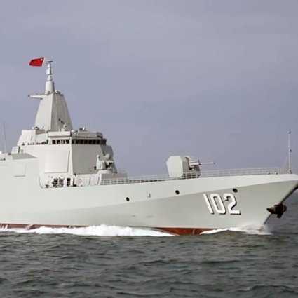 Второй китайский военный корабль типа 055 «Лхаса» «готов к бою»