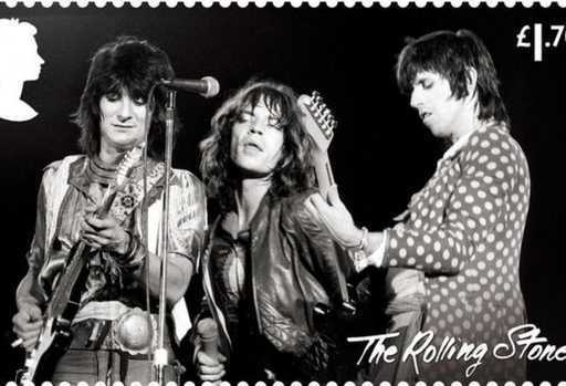 Royal Mail emite selos com os Rolling Stones