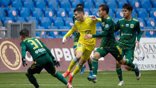 Fußballspieler von Astana geht zum Europapokal