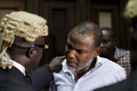 Nigérijský separatista Kanu čelí po obnovení procesu novým obvineniam