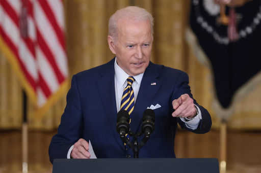 Biden responded sharply to a reporter's question about Putin