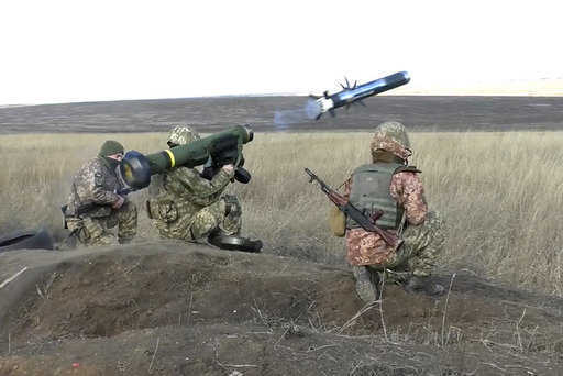 Pushilin mówił o pojawieniu się w Donbasie systemów przeciwpancernych Javelin