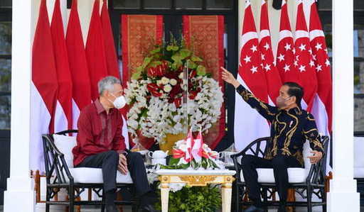 Jokowi begrüßt eine Reihe von Abkommen mit Singapur